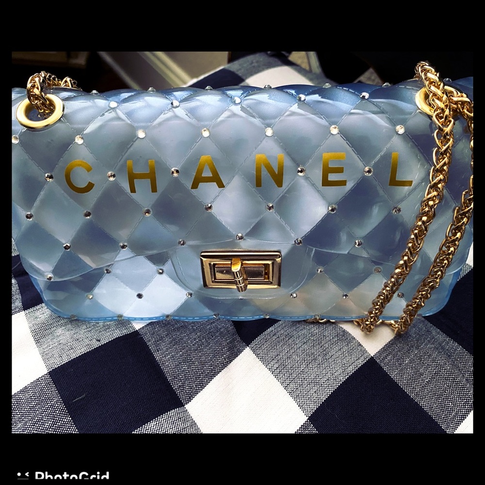 Custom blinged bag!!